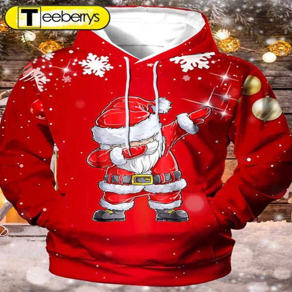 Laugh Out Loud With Our 3D Santa Shirt – Gift For Xmas