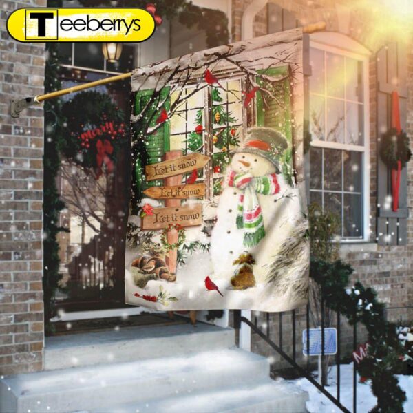 Let It Snow Christmas Flag – Christmas Flag