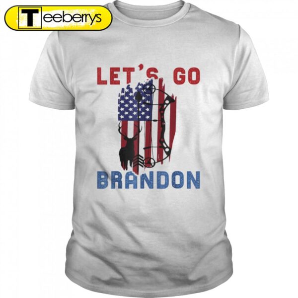 Let’s Go 2024 Brandon Arrow Flag And Deer Christmas Shirts