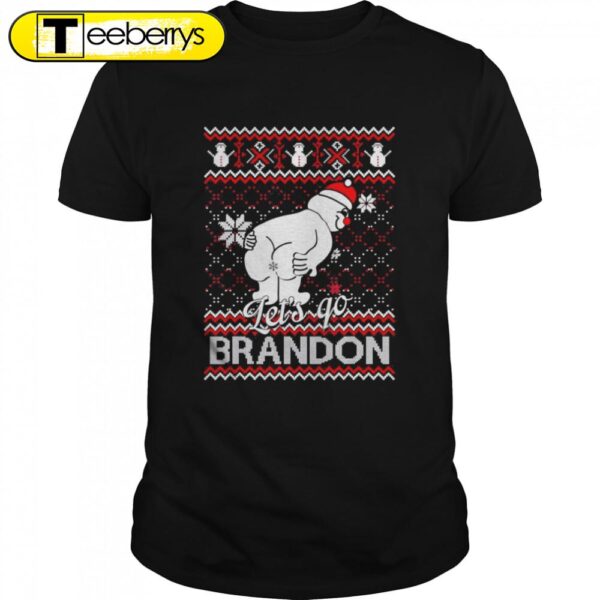 Let’s Go Brandon Pooping Snowman Ugly Christmas Shirts