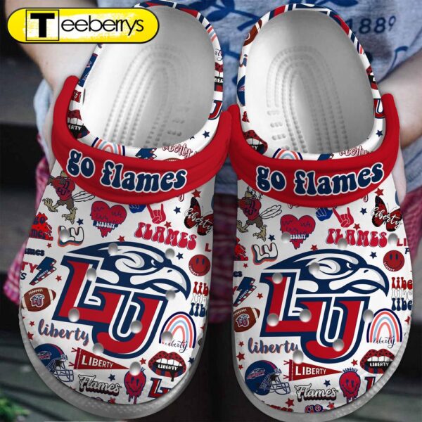 Liberty Flames NCAA Sport Clogs  Clogs Shoes Comfortable