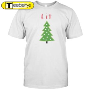 Lit Christmas Tree Teacher Shirt