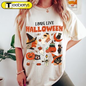 Long Live Halloween,Vintage Halloween Shirt…