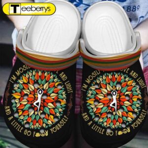 Love Yoga Pattern Clogs Shoes…