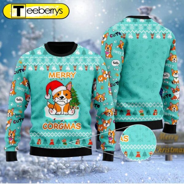 Lovely Dog Merry Corgmas Ugly Sweater