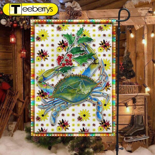 Maryland Blue Crab Flag – Christmas Flag