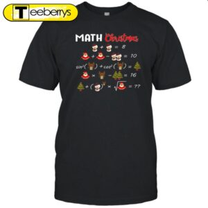 Math Christmas Teacher Shirt