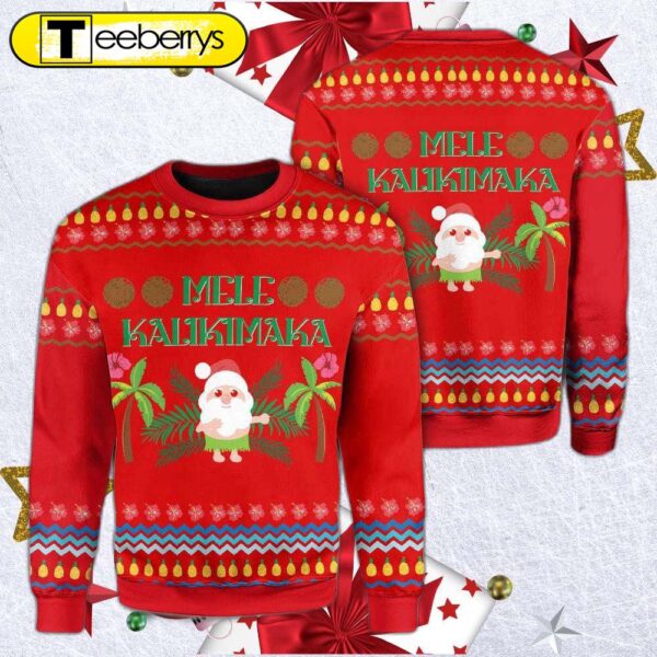 Mele Kalikimaka Ugly Christmas Sweater