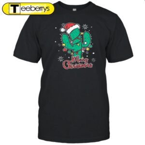 Merry Christmas Cactus Teacher Shirt