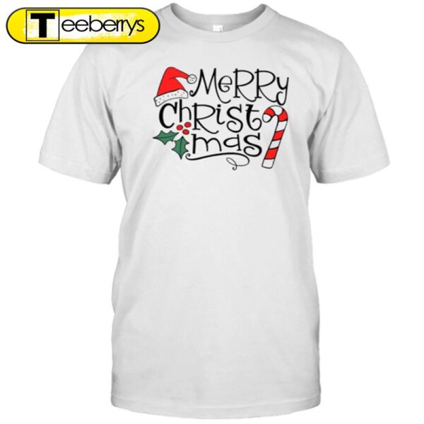 Merry Christmas Candy Canes Teacher Shirt