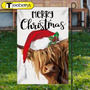 Merry Christmas Cow Santa Hat…