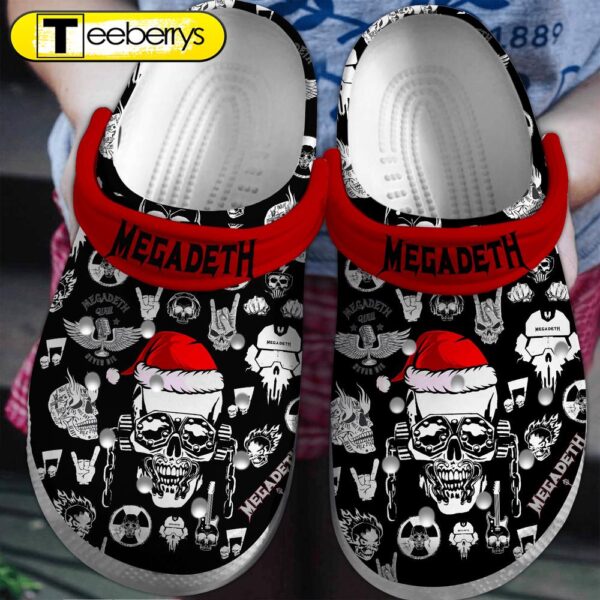 Merry Christmas Megadeth Music Clogs  Clogs Shoes Comfortable