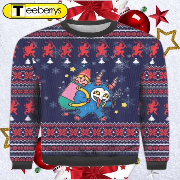 Merry Krampus Ugly Christmas Sweater