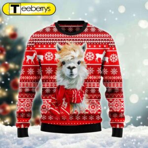 Merry Llamas Ugly Sweater