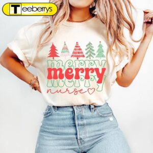 Merry Nurse Christmas Shirt