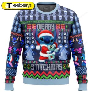 Merry Stitchmas Christmas Sweater Festive…