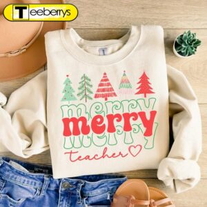 Merry Teacher Christmas Shirt