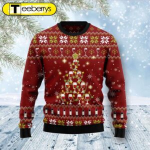 Merry Winemas Christmas Sweater Festive…