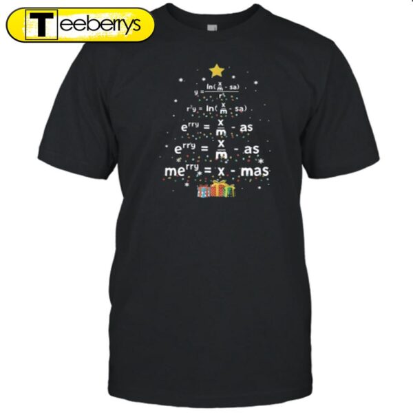 Merry Xmas Christmas Tree Teacher Shirt