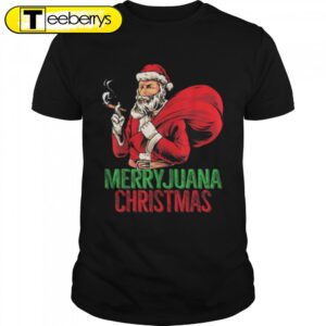 Merryjuana Christmas Funny Santa Marijuana…