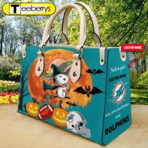 Miami Dolphins NFL Snoopy Halloween…