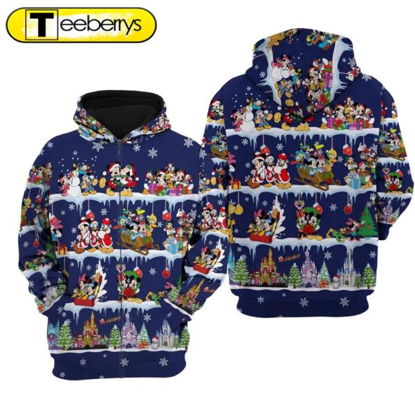 Mickey & Friends Christmas 3D Shirt – Gift For Xmas