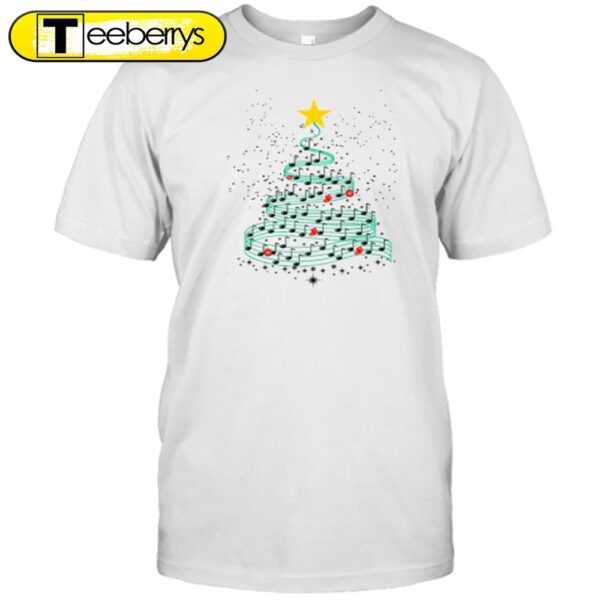 Music Note Christmas Tree Teacher Shirt