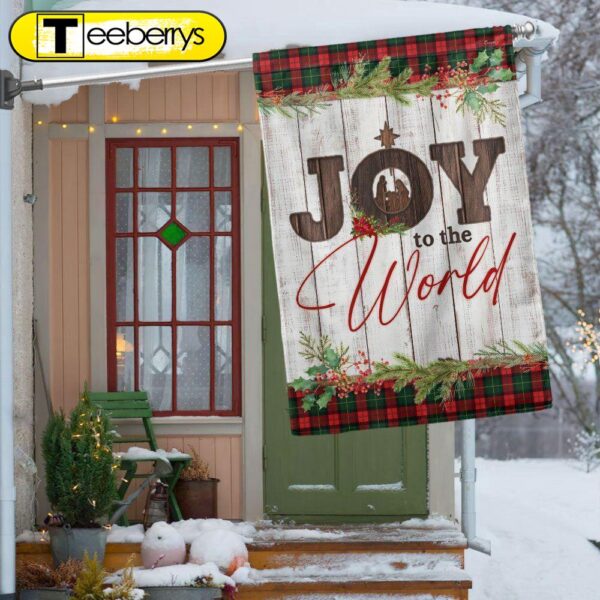 Nativity Of Jesus Flag Joy To The World – Christian Flag