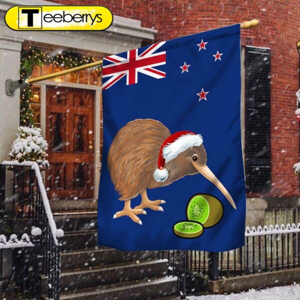 New Zealand Christmas Flag Kiwi Bird