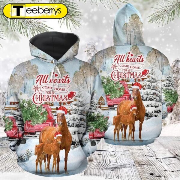 Novelty Horse Christmas 3D Shirt – Gift For Xmas