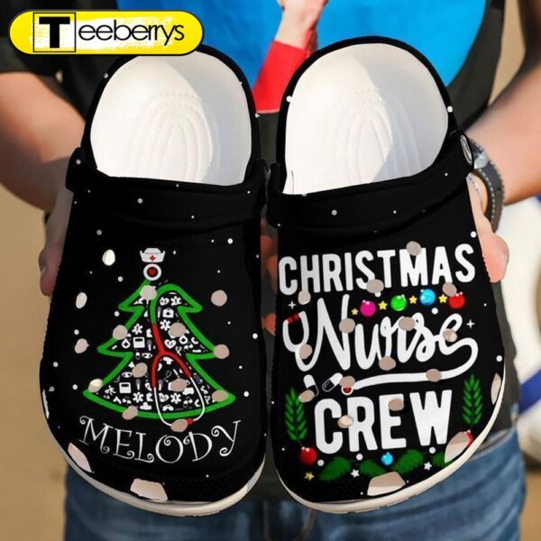 Nurse Personalized Christmas Crew Classic Clogs Shoes