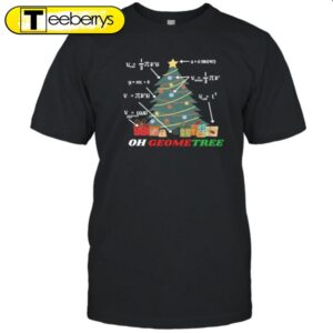 Oh Geometree Christmas Teacher Shirt