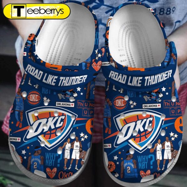 Oklahoma City Thunder NBA Sport Clogs  Clogs Shoes Comfortable