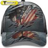 One Nation Under God With American Flag All Over Print Baseball Cap – Christian Hats