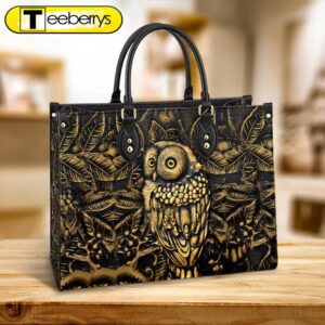 Owl Leather Carving Style Lovely…