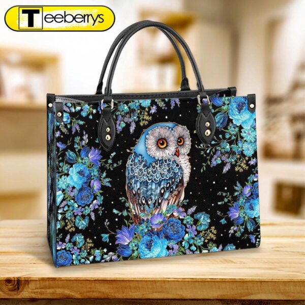 Owl Lover Leather Bag – Gift For Owl Lovers – Women’s Pu Leather Bag