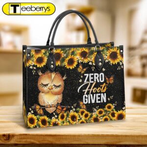 Owl Zero Hoots Given Leather…