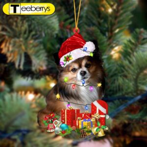 Papillon Dog Be Christmas Tree…