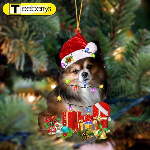 Papillon Dog Be Christmas Tree Hanging Christmas Ornament