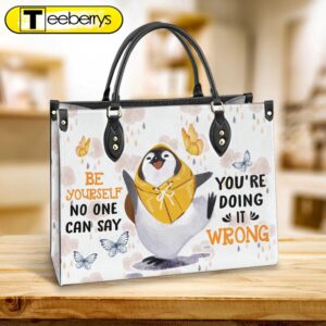 Penguin Be Yourself Leather Bag…