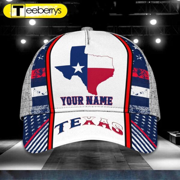 Personalized 3D All Over Print Texas Cap – Baseball Cap God Bless Texas – Pray For Texas Hats