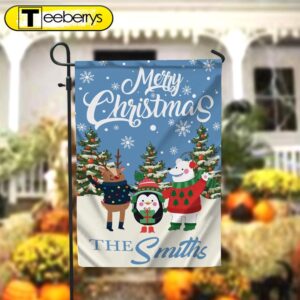 Personalized Christmas Flag, Christmas Friends…