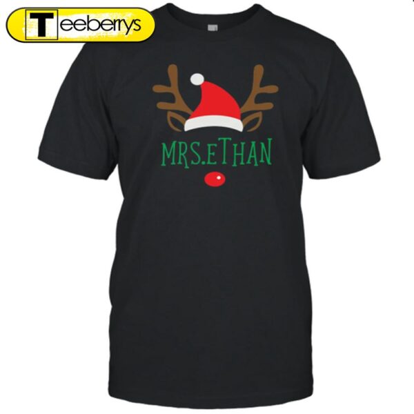 Personalized Christmas Reindeer Teacher Shirt