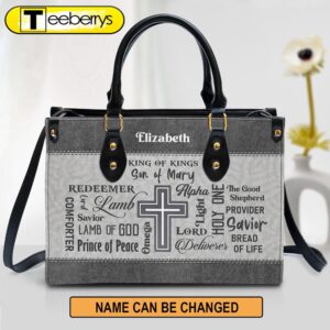 Personalized Cross Leather Handbag King…