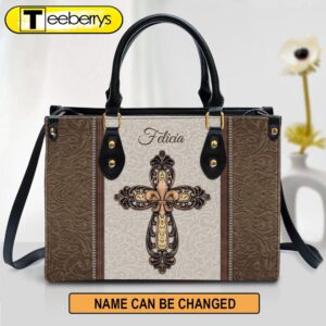 Personalized Cross Leather Handbag With…