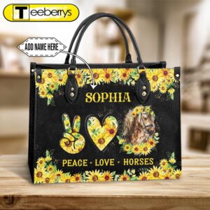 Personalized Horse Peace Love Horses…