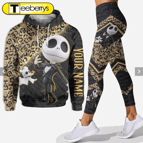 Personalized Jack Skellington Combo Hoodie And Legging 3D Gift Xmas