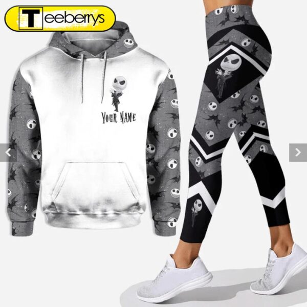 Personalized Jack Skellington Combo Hoodie & Leggings 3D Gift Xmas