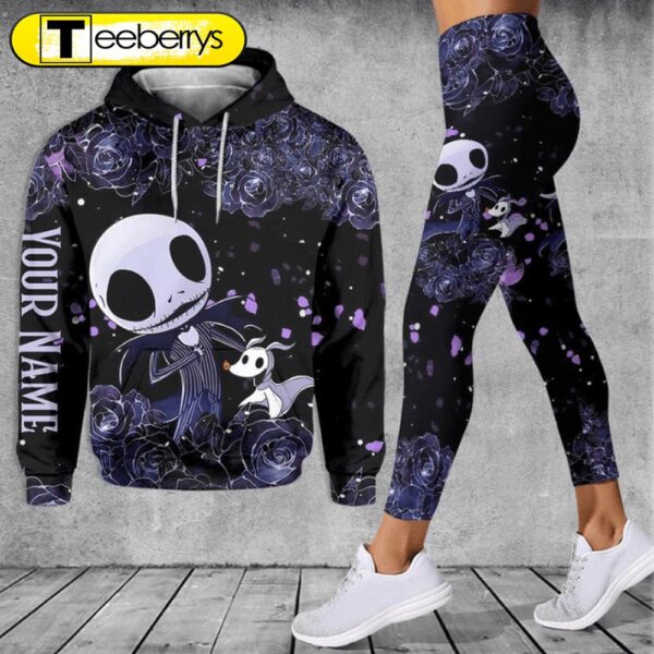 Personalized Jack Skellington & Zero Dog Combo Hoodie & Legging  Gift Xmas