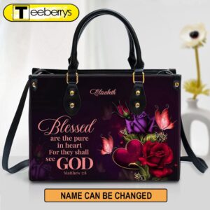 Personalized Leather Bag – Blessed…